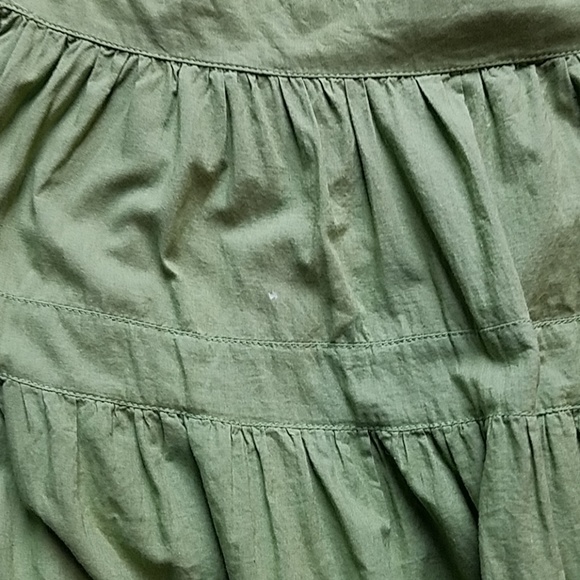 Derek heart green layered skirt with jeweled waist - Picture 6 of 6